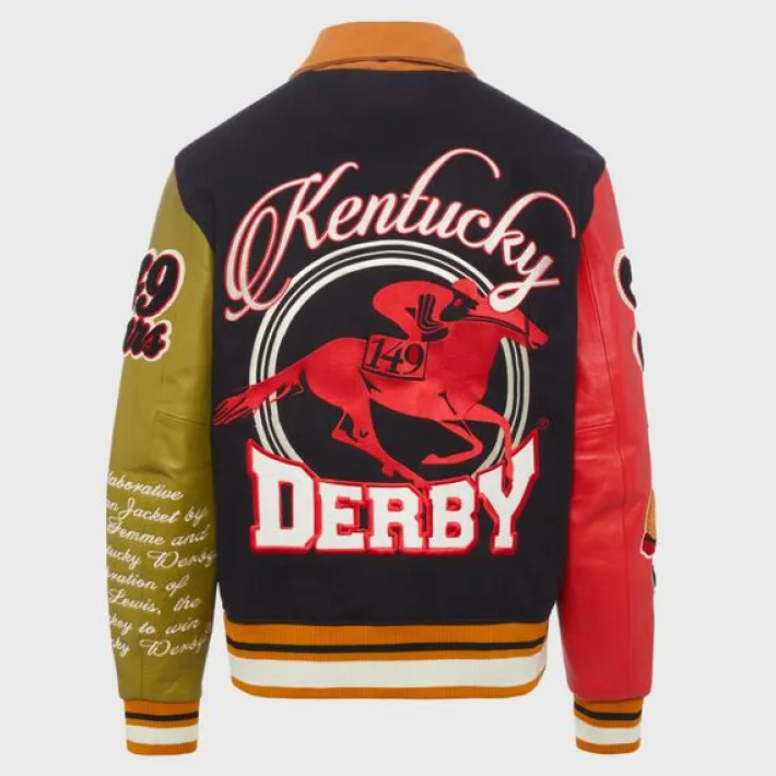 Clearance Homme + Femme 149 Letterman Jacket Black
