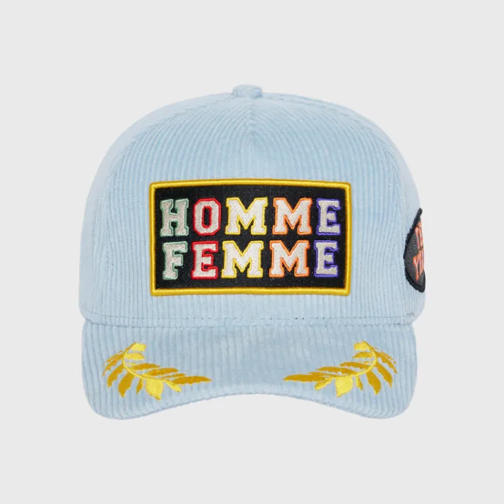 Best Homme + Femme 10 Year Corduroy Hat Blue