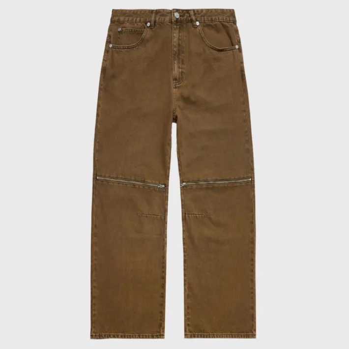 Outlet Homme + Femme Band Denim Brown