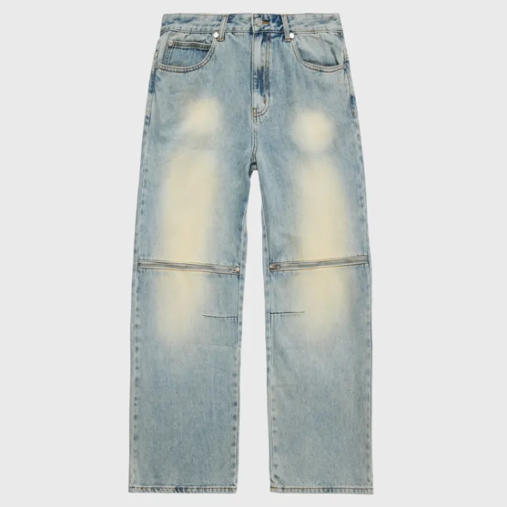 Discount Homme + Femme Band Denim Stone Wash