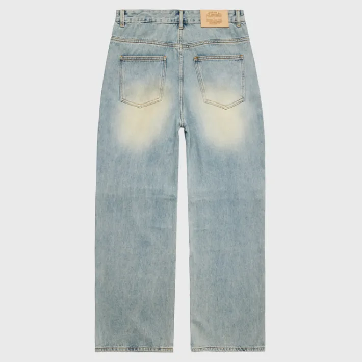 Discount Homme + Femme Band Denim Stone Wash