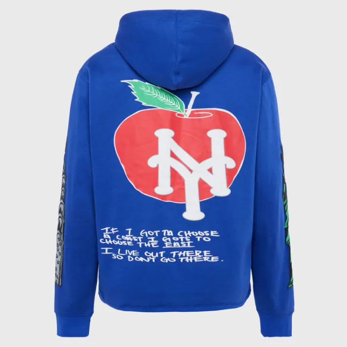 Outlet Homme + Femme Cali to NYC Hoodie Royal Blue