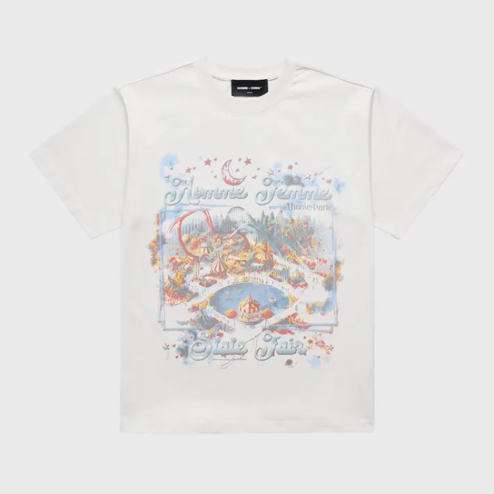 Sale Homme + Femme Carnival Tee White