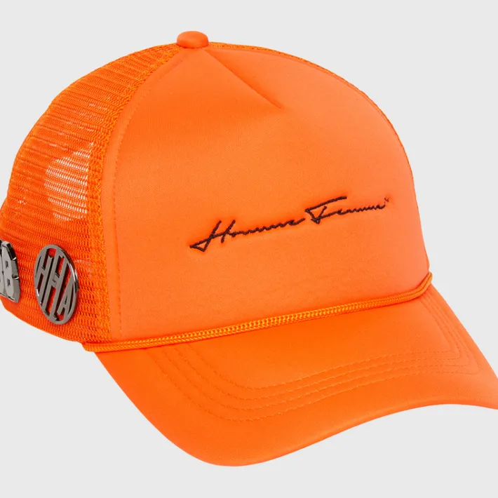 Online Homme + Femme Classic Script Pin Hat Infrared