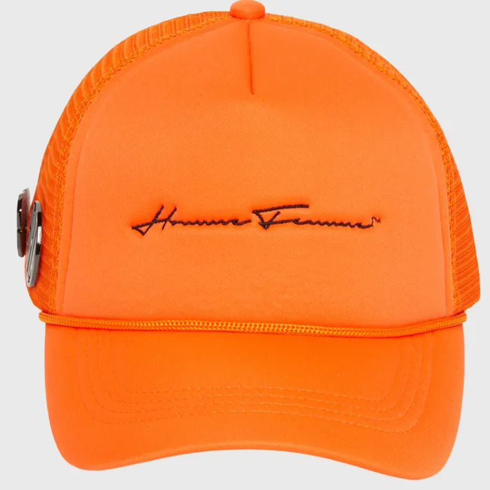Online Homme + Femme Classic Script Pin Hat Infrared