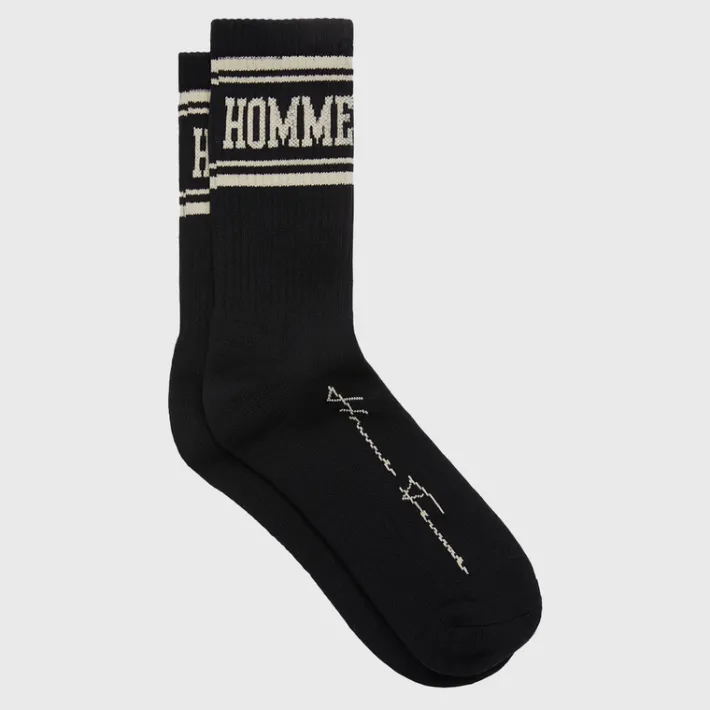 Fashion Homme + Femme Classic Socks Black