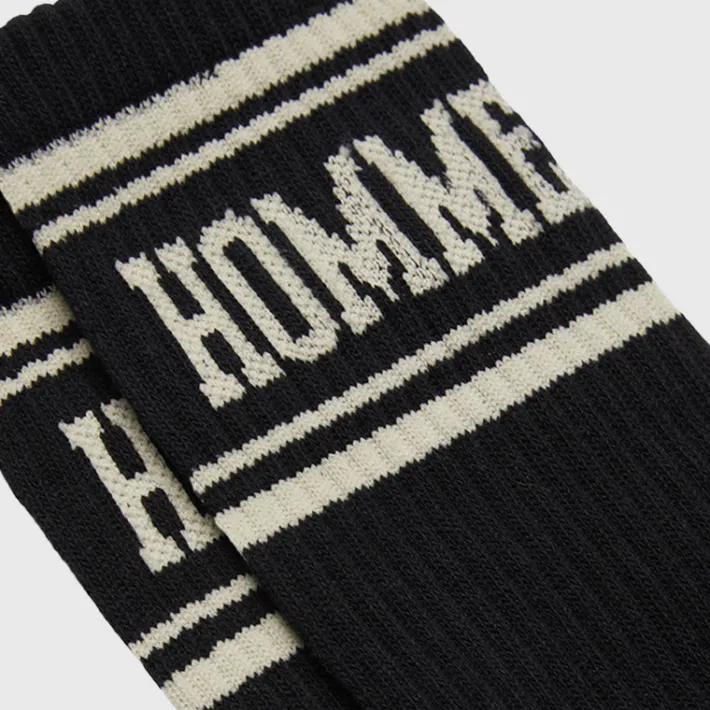 Fashion Homme + Femme Classic Socks Black