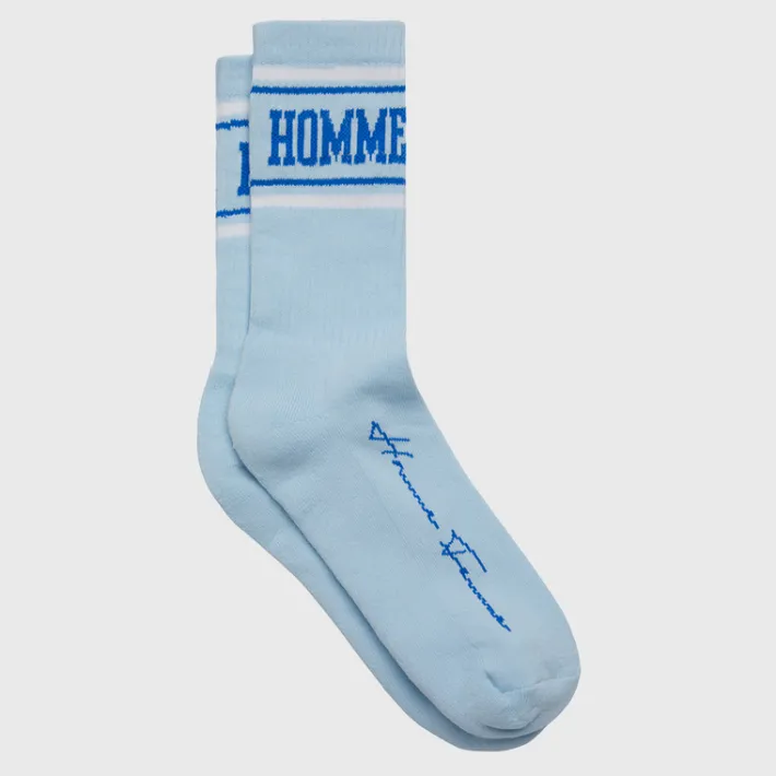 Fashion Homme + Femme Classic Socks Blue