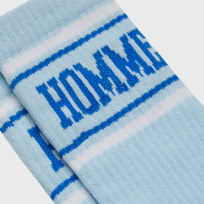 Fashion Homme + Femme Classic Socks Blue