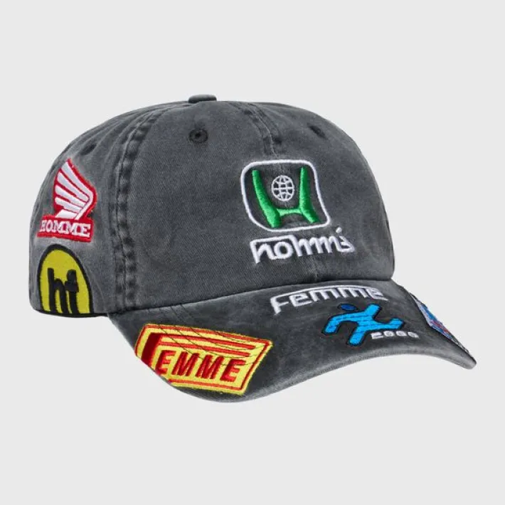 Hot Homme + Femme Club Racing Hat Black