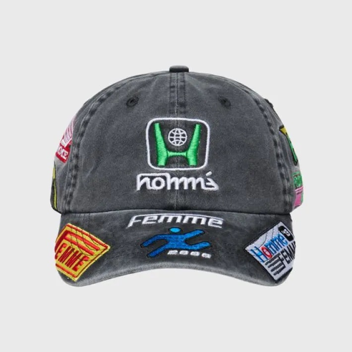 Hot Homme + Femme Club Racing Hat Black