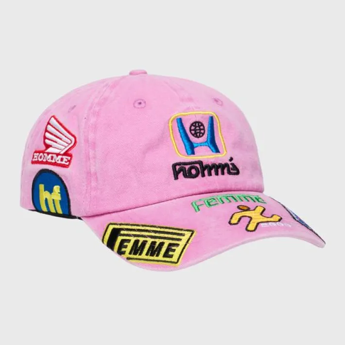Fashion Homme + Femme Club Racing Hat Pink