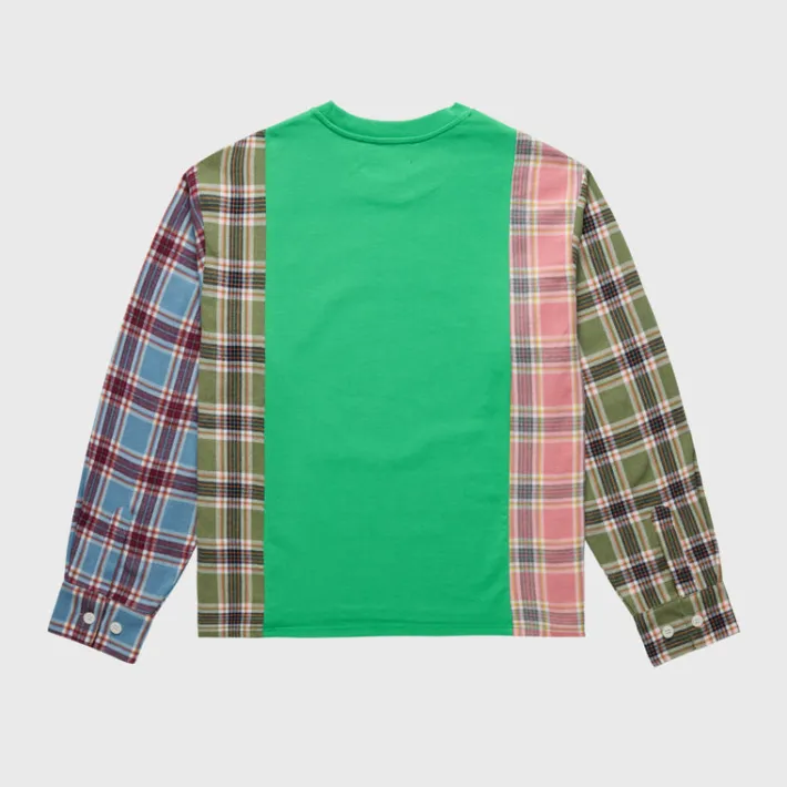 Sale Homme + Femme Deer Country Flannel Tee Green