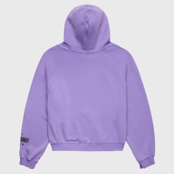 Online Homme + Femme Destroyed Maison Hoodie Purple
