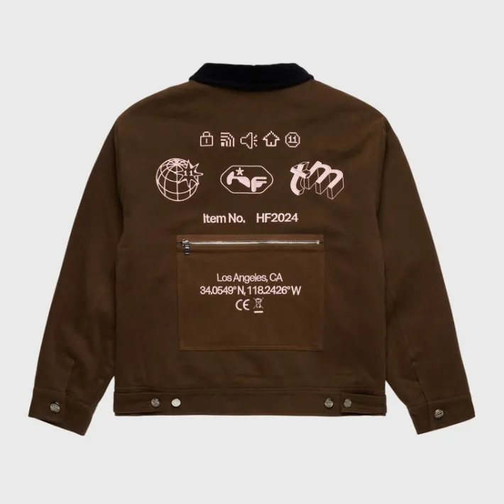 Sale Homme + Femme Evolution Work Jacket Brown
