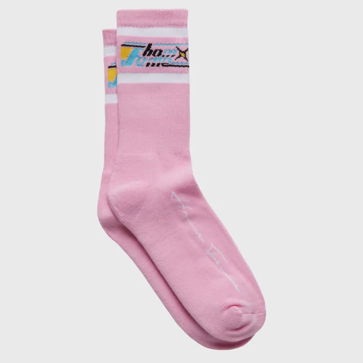 Outlet Homme + Femme Galaxy Sock Pink