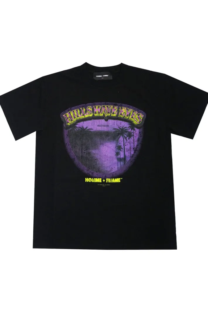 Best Homme + Femme Hill Have Eyes Tee Black