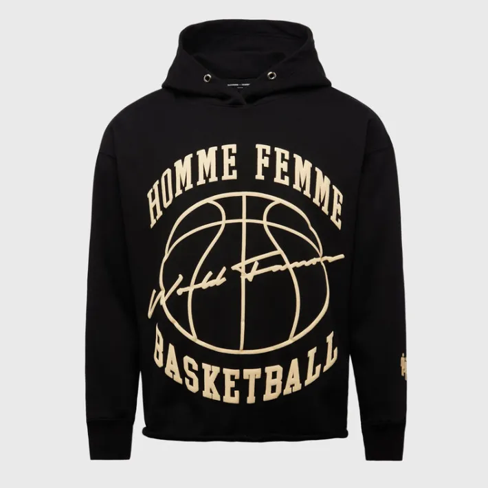 Online Homme + Femme Homme Femme Basketball Hoodie Black