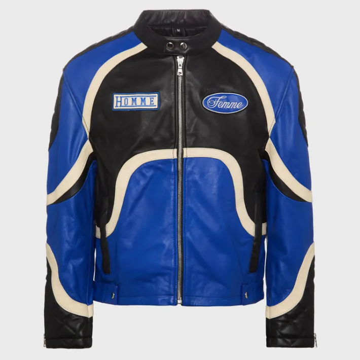Discount Homme + Femme Honcho Quilted Leather Jacket
