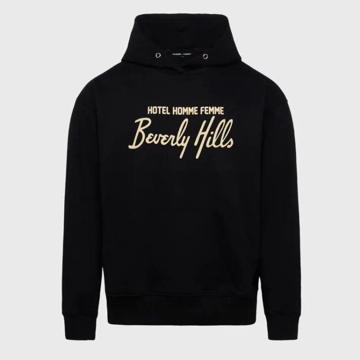 New Homme + Femme Hotel Homme Femme Hoodie Black
