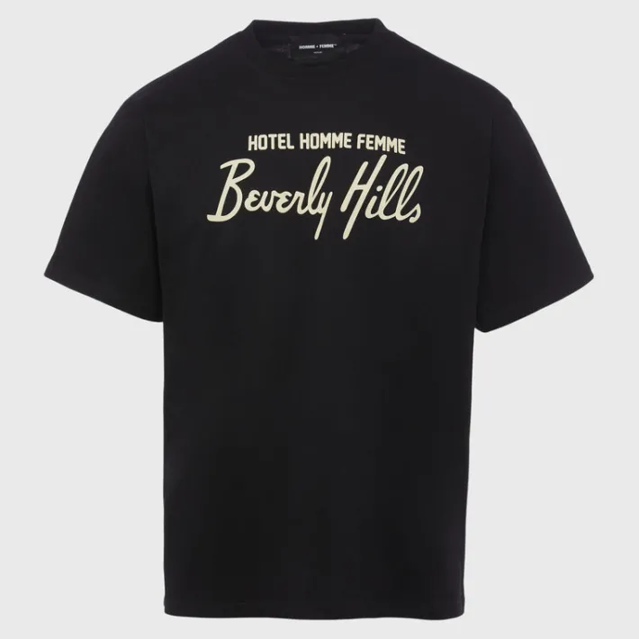 Best Homme + Femme Hotel Homme Femme Tee Black