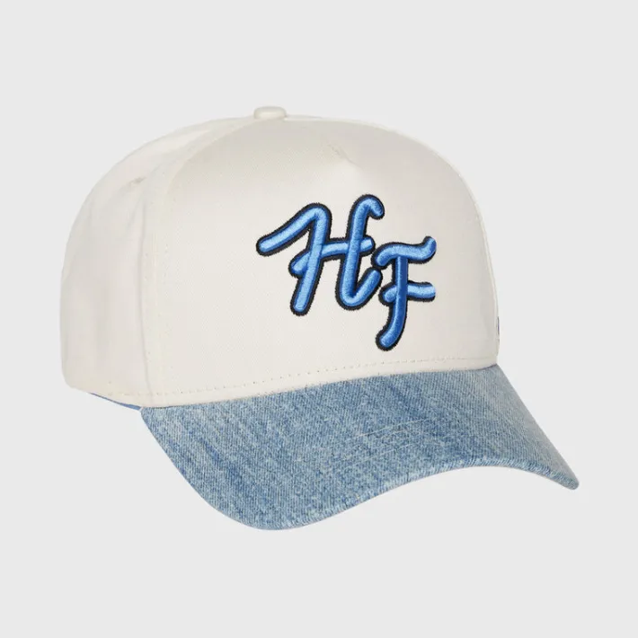 New Homme + Femme Initial Snap Back Blue