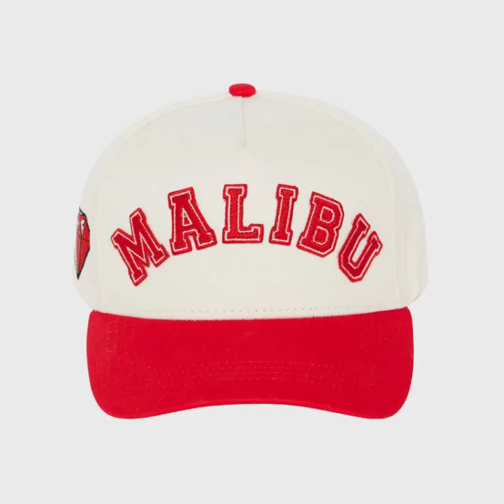 Best Homme + Femme Malibu Leather Strap Back Red