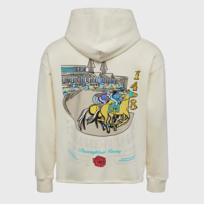 Fashion Homme + Femme Millionaires Row Hoodie Cream