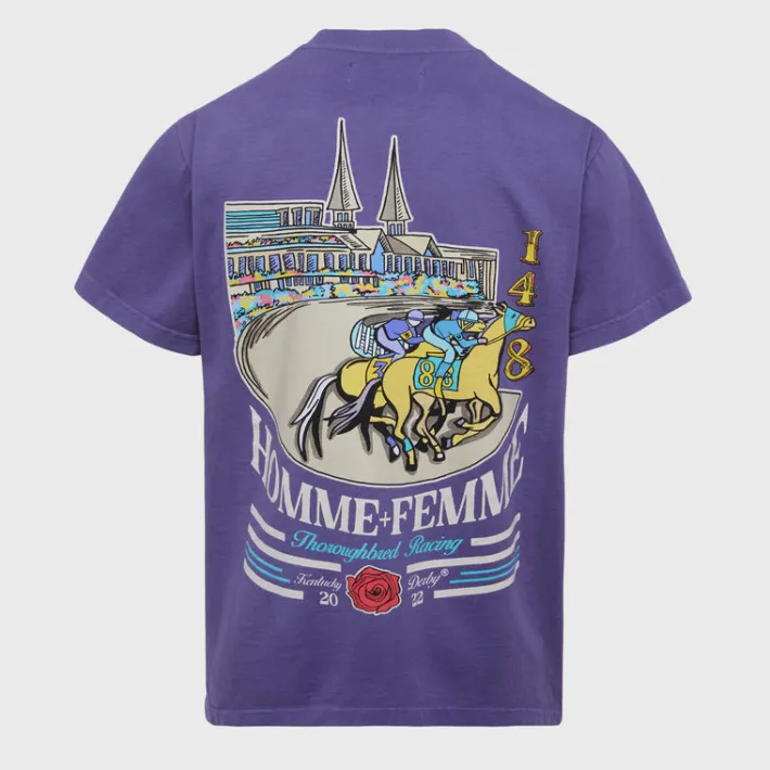 Sale Homme + Femme Millionaires Row Tee Purple
