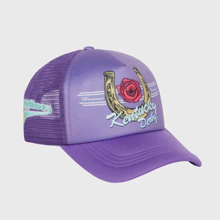 Outlet Homme + Femme Millionaires Row Trucker Hat Purple
