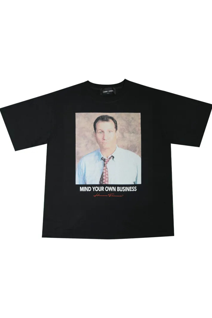 Hot Homme + Femme Mind Your Business Tee Black