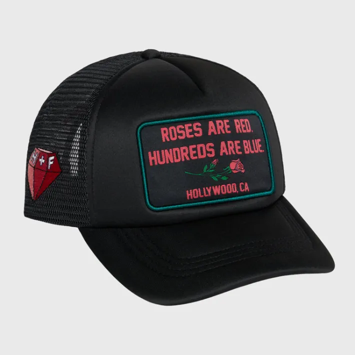 Online Homme + Femme Poetry Trucker Hat Black