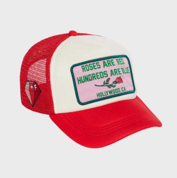 Sale Homme + Femme Poetry Trucker Hat Red