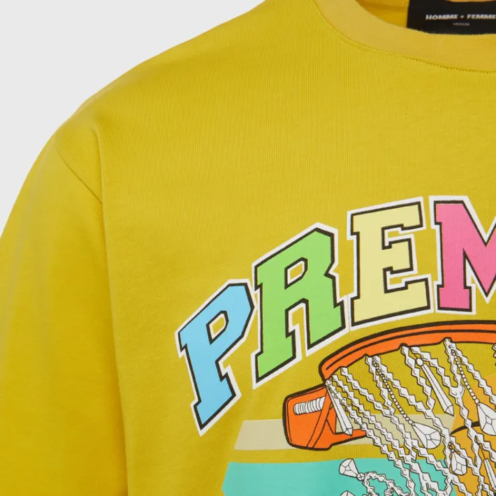 Hot Homme + Femme Premium HF Basketball Tee Yellow