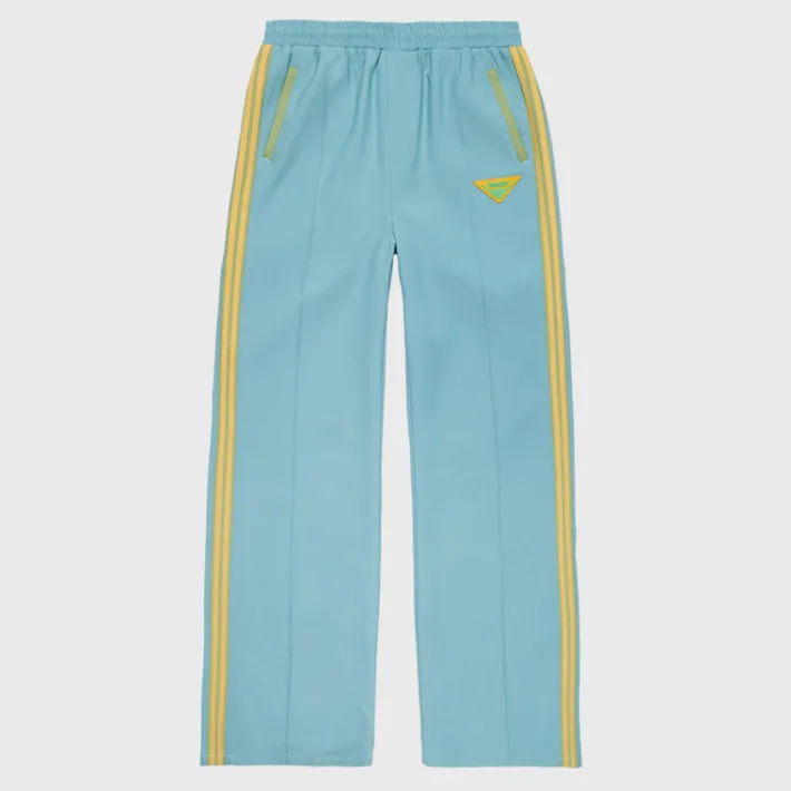 Clearance Homme + Femme Relaxed Track Pants Green/Blue