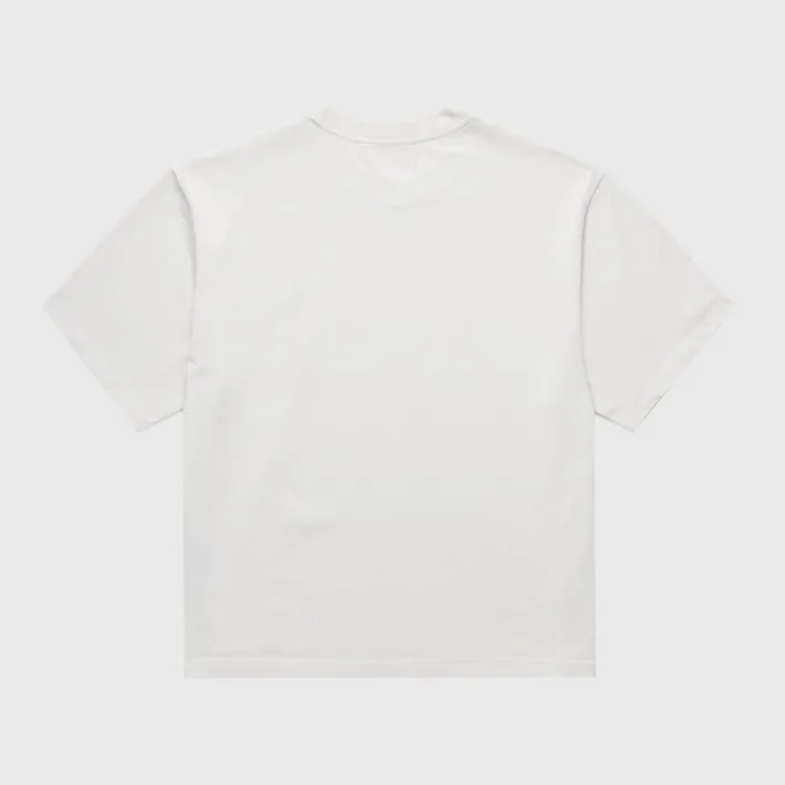 Fashion Homme + Femme Ride Or Die Cropped Tee White