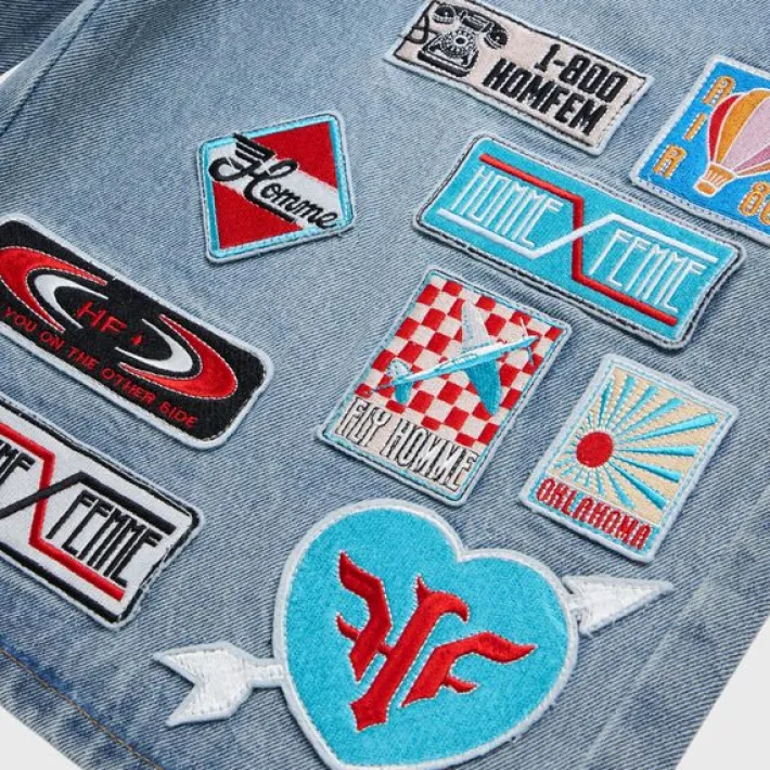 Fashion Homme + Femme Road Trip Shorts Blue Denim