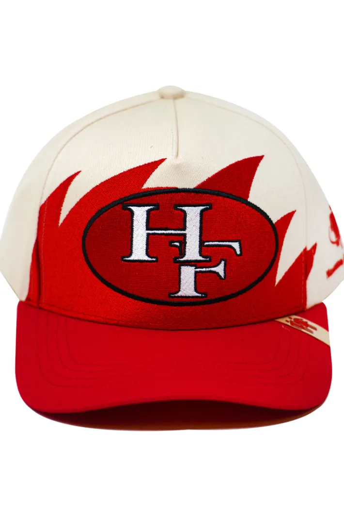 Discount Homme + Femme Shark Tooth Snapback Red
