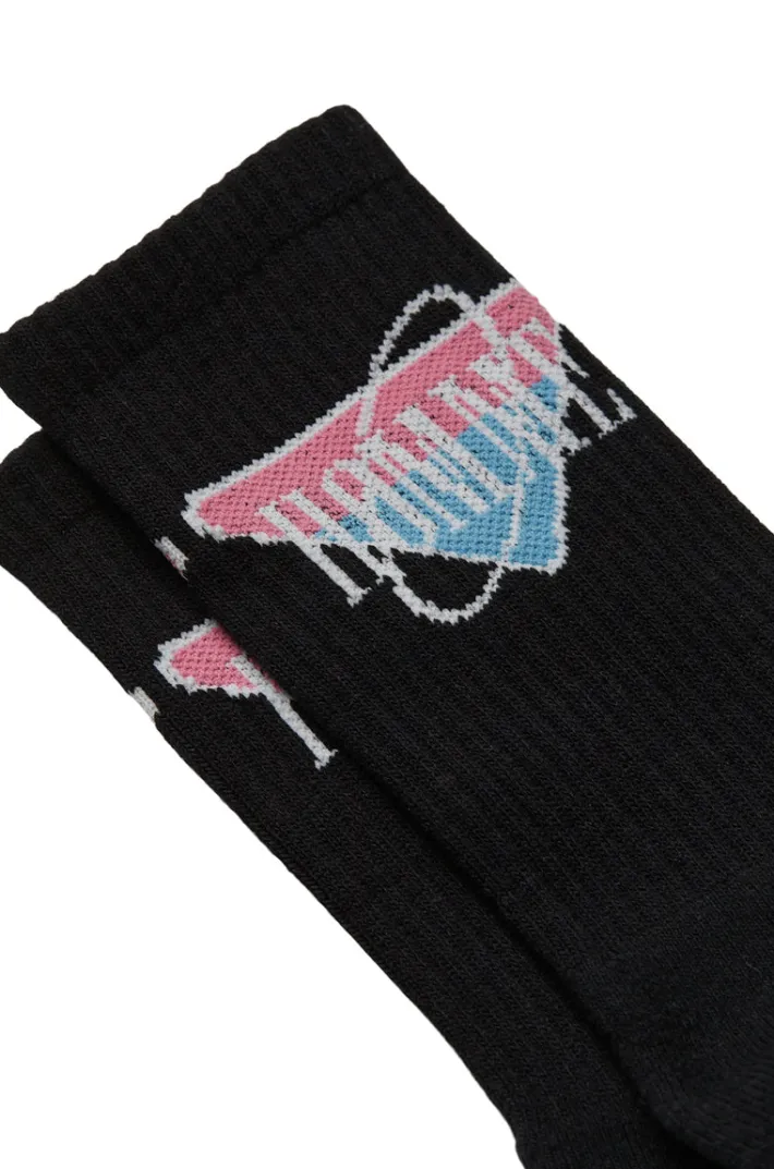 Discount Homme + Femme Space Socks Black
