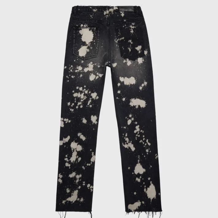Outlet Homme + Femme Spot Washed Denim Black