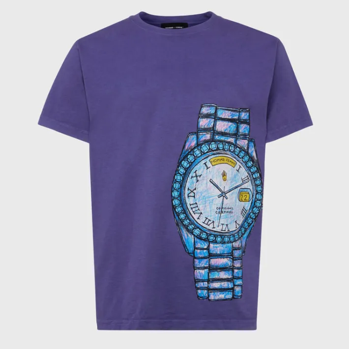 Hot Homme + Femme The Presidential Tee Purple