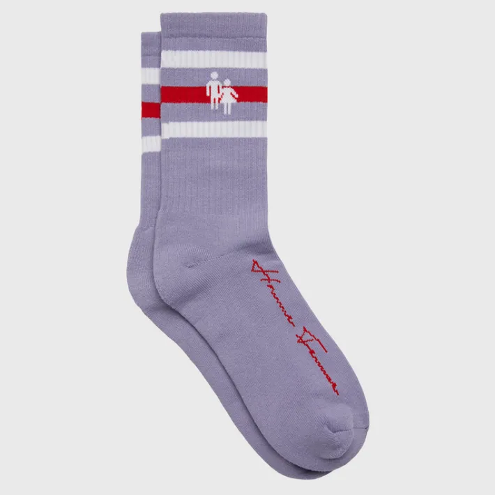 Outlet Homme + Femme Trademark Socks Purple