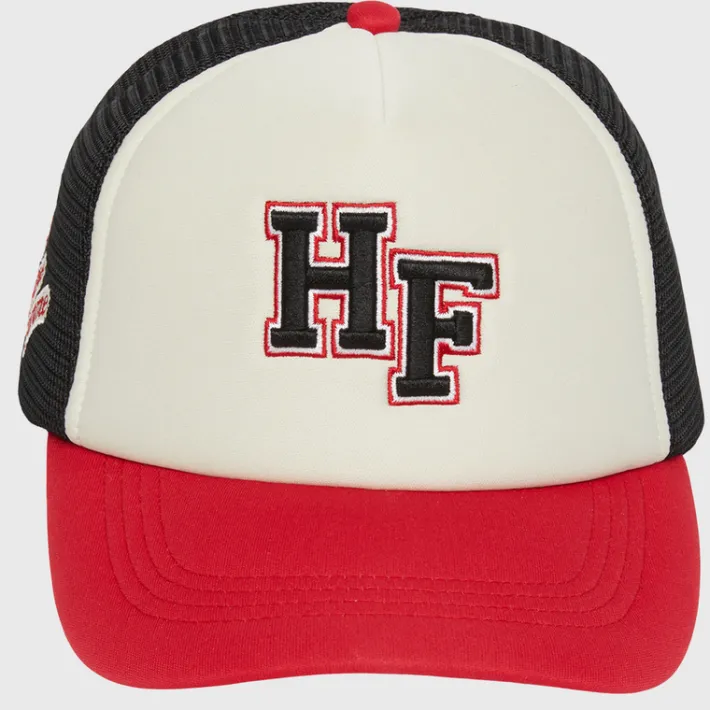 Clearance Homme + Femme Varsity Font Trucker Black and Red