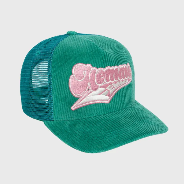 New Homme + Femme Wave Logo Hat Green