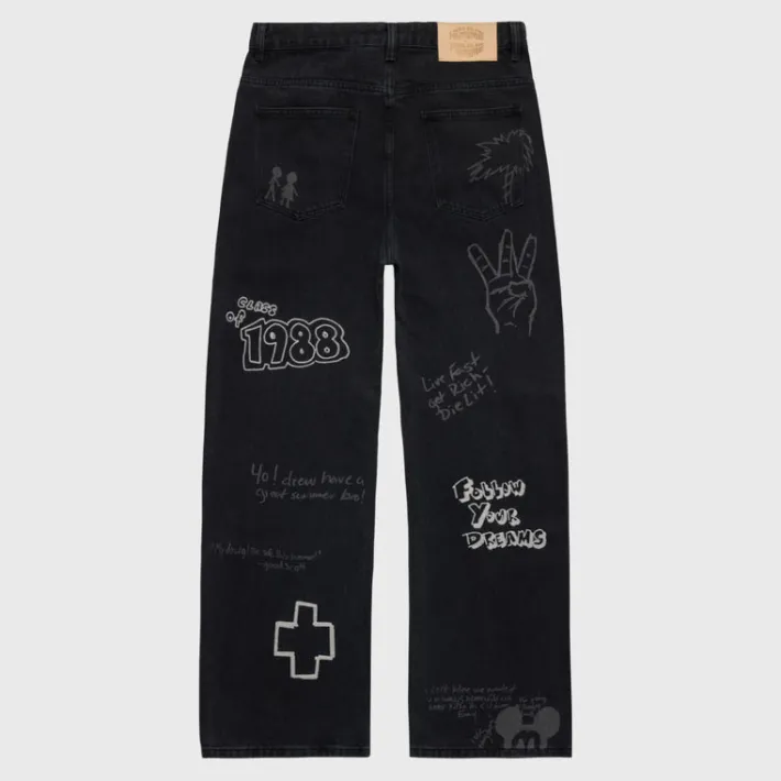 Clearance Homme + Femme Yearbook Denim Black